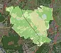 Kaart De Zoom - Kalmthoutse Heide Národní park