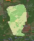 Kaart De Hoge Veluwe Národní park