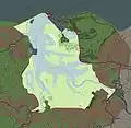 Kaart Lauwersmeer Národní park