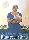 Plakát Nationalsozialistische Volkswohlfahrt