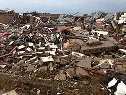 ukázka škod EF5