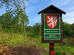 Vstup do chráněného území