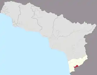 Nabakia / Bataigvara na mapě