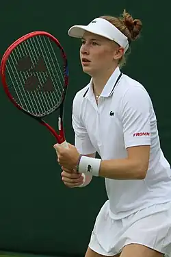 Céline Naefová ve Wimbledonu 2023