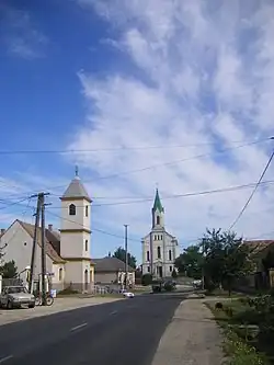 Hlavní ulice v Nagygyimótu