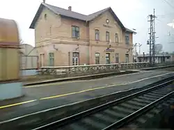 Pohled na stanici.