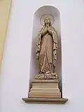 Socha Neposkvrněné početí