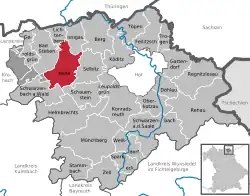 Naila na mapě