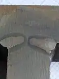 Naleptaný svar pro kontrolu hloubky svaru