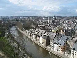 Sambre v centru Namuru