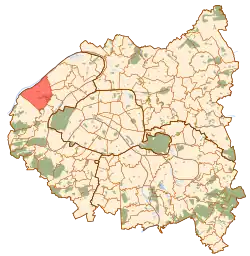 Nanterre na mapě