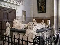 náhrobek bretaňského vévody Françoise II a jeho manželky Marguerite de Foix