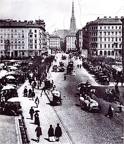 Naschmarkt, Vídeň, 1872