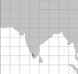 Mapa výskytu.