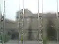 Skleněné obložení knihovny – pohled zevnitř.