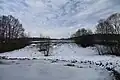 Pohled na stráň od spodní tůně