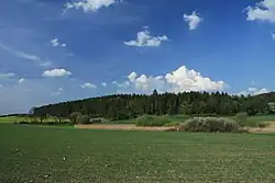 Celkový pohled na území památky