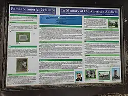 Informační panel na stezce