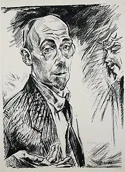 Nauenův autoportrét z roku 1919
