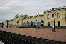 Nádraží Transmongolské magistrály v Nauškách