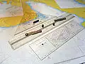 „Cras Navigation Plotter“ dvojitý úhloměr
