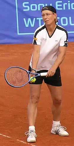 Martina Navrátilová na Prague Open 2006