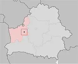 Novogrodek na mapě
