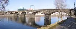 Viadukt nad levým ramenem Vltavy