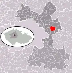 Nehvizdy na mapě