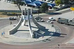 Polokwane, kruhový objezd Nelsona Mandely