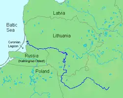 mapa toku řeky