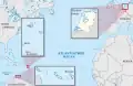 Mapa evropského a karibského Nizozemska