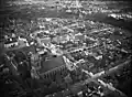 Letecký pohled na Neubrandenburg z roku 1943