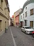 Neumannova ulice v Prachaticích – celkový pohled