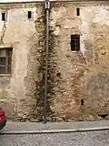 Neumannova ulice v Prachaticích – detail domu Klášterní čp. 181
