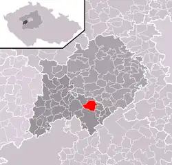 Neumětely na mapě
