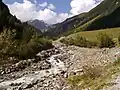 Ruetz v údolí Unterbergtal