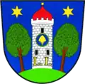 Znak městyse Neustupov