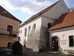 Nová (Zadní) synagoga v Třebíčské židovské čtvrti