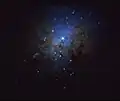 Snímek středu NGC 1275 z HST