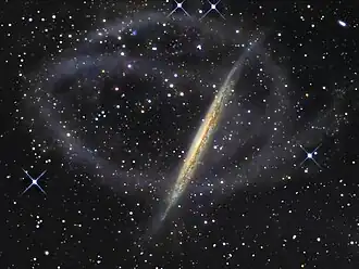 Hloubkový snímek galaxie NGC 5907