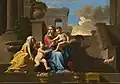 Nicolas Poussin, Svatá rodina na schodišti, 1648