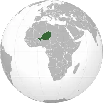 Poloha Nigeru