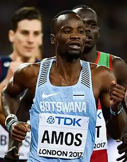 Nijel Amos (8. srpna 2017)