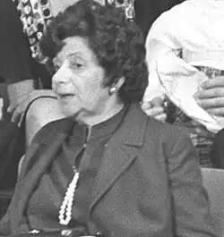Nina Kacirová na slavnostní inauguraci svého manžela, 1973