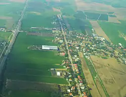 Letecký pohled na Nir Jisra'el