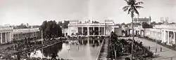 Panoramatický pohled na palác Nizam's Chowmahela, Hajdarábád