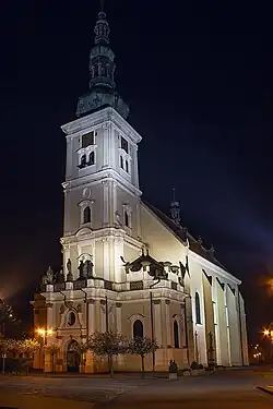 Noční fotografie kostela duben 2016