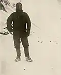 Fridtjof Nansen během přezimování na ostrově