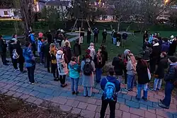 Noční křížová cesta studentů v Brně
